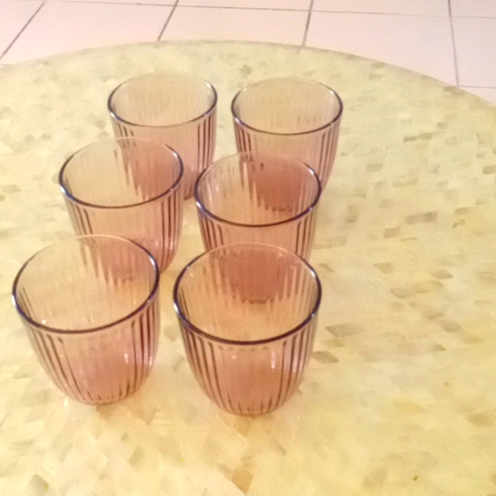 Set of Pier 1 glasses
